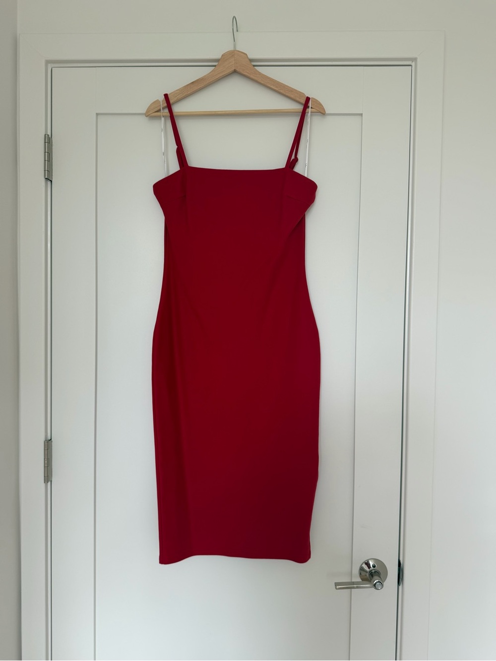 Lulus Red Spaghetti Strap Bodycon Dress